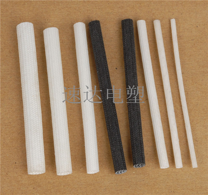【产品说明】矽质套管、自熄管硅树脂玻璃纤维套管(也称矽质套管或自熄管)是以无碱玻璃纤维编织成管状后浸涂有机硅树脂,并加热固化而成。它具有较强的介电性能,较高的耐热性,良好的自熄性及柔软性,产品广泛应用于家用电器、电机、电力通讯、电热制品、照明灯饰、电视及电子仪器的内部线集束等绝缘保护。 【产品说明】矽质套管、自熄管硅树脂玻璃纤维套管(也称矽质套管或自熄管)是以无碱玻璃纤维编织成管状后浸涂有机硅树脂,并加热固化而成。它具有较强的介电性能,较高的耐热性,良好的自熄性及柔软性,产品广泛应用于家用电器、电机、电力通讯、电热制品、照明灯饰、电视及电子仪器的内部线集束等绝缘保护。